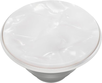 PopSockets Phone Grip with Expanding Kickstand, Adhesive Grip - Acetate Pearl White