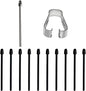 Pen Tips Replacement Compatible with Kindle Scribe Basic Pen, Pencil Nibs Compatible with Kindle Scribe Premium Pen (1 PCS Metal Tips, 10 PCS 2B Tips)
