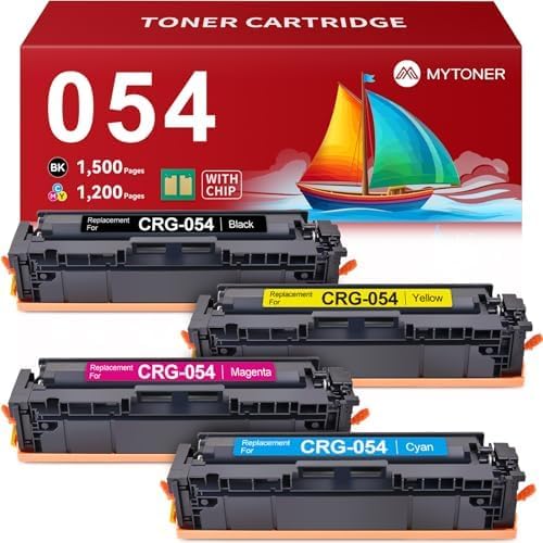 MYTONER 054 Toner Cartridge Set for MF644Cdw MF642Cdw LBP622Cdw MF641Cw