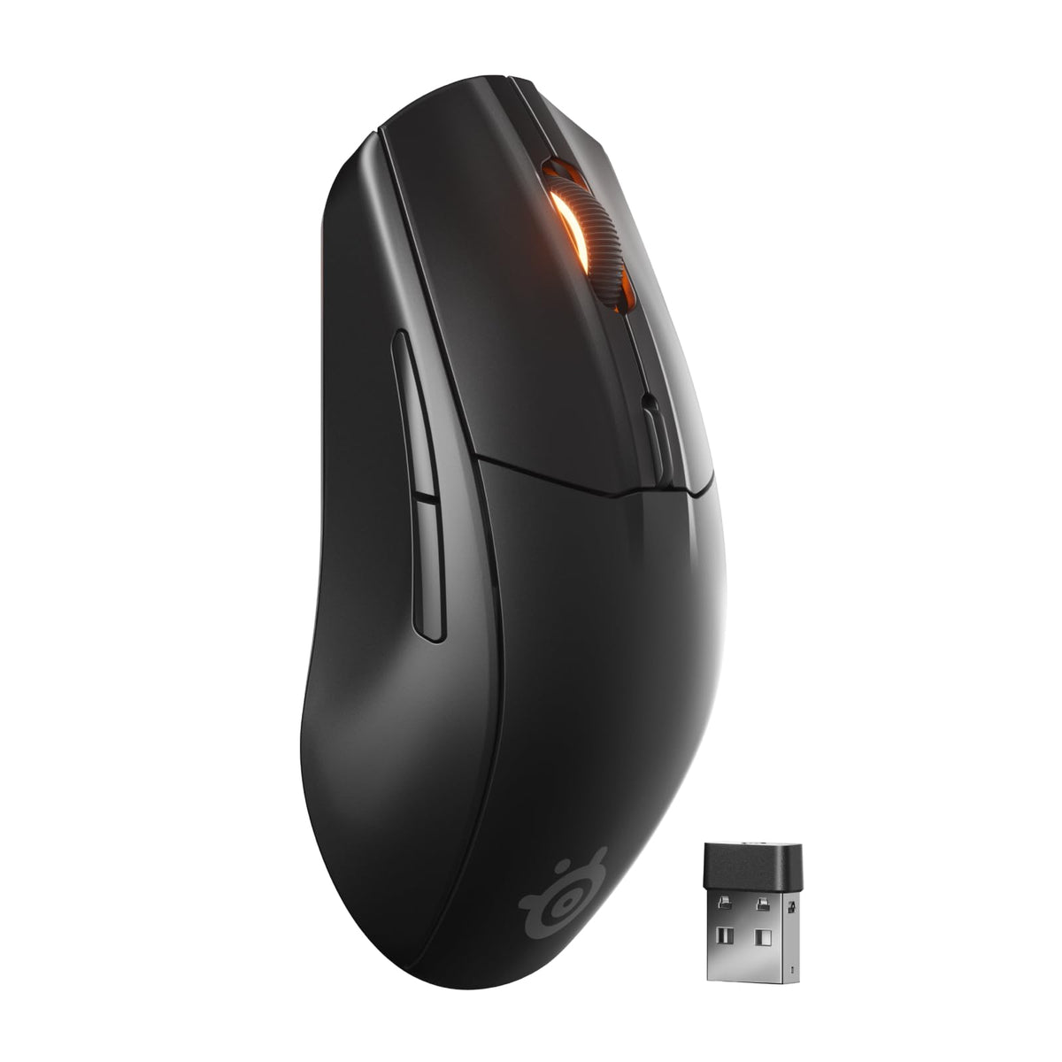 SteelSeries Rival 3 Wireless Gen 2 Gaming Mouse — 2.4GHz and Bluetooth — 18000 DPI TrueMove Air Optical Sensor — 60 Million Click Durability — Light-Weight — 100% PTFE Feet — White