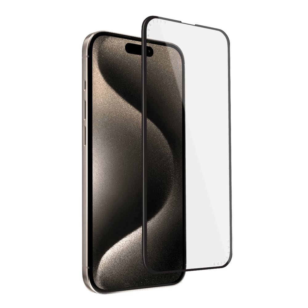 CASETiFY Impact Ultra HD Screen Protector [Strengthened 9H aluminosilicate glass, applicator included] for iPhone 16 Pro