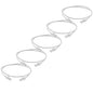 TRUECABLE Cat6 Component Rated Patch Cable, Unshielded (U/UTP), 2ft, White, 28AWG Solid Copper, Snagless 10G High-Speed Ethernet Cable, PoE++ 4PPoE 100W, UL Listed, RoHS-3, 5 Pack