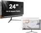 24 inch Hanging Monitor Computer Privacy Screen Filter, Anti Glare Blue Light Screen Protector Panel, Computer Screen Privacy Shield for Widescreen Monitor, 24 inch 16:10 Aspect Ratio