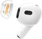 SpinFit Superfine for AirPods Pro Gen 1 & 2 - L - Medical Grade Silicone Patented Replacement Ear Tips and Adapters for Supreme Comfort (one Pair)(Ear Tips Installed)