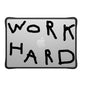 CASETiFY Impact MacBook Air 13.6" (M2-M5) Case [Cushioned Impact Corners/Scratch-Resistant/Anti-Slip Grip] - Work Hard Black - Clear Black