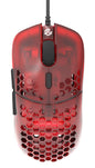 G-Wolves Hati HTM 56g Honeycomb Mouse, PixArt 3389 16000DPI, 6 Programmable Buttons, Low Latency, for Esports (Ruby)