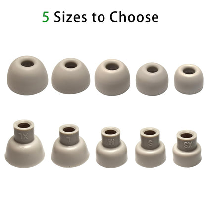 Replacement Earbud Tips for Powerbeats Pro2 Ear Tips [10 Pairs]–XL/L/M/S/XS