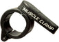 York Barbell 1″ Muscle Clamp Collars Pair – Quick Release Olympic Barbell Clamps with Anti-Slip TPR Grip, Secure Chrome for Weightlifting & Powerlifting – Durable Black Finish