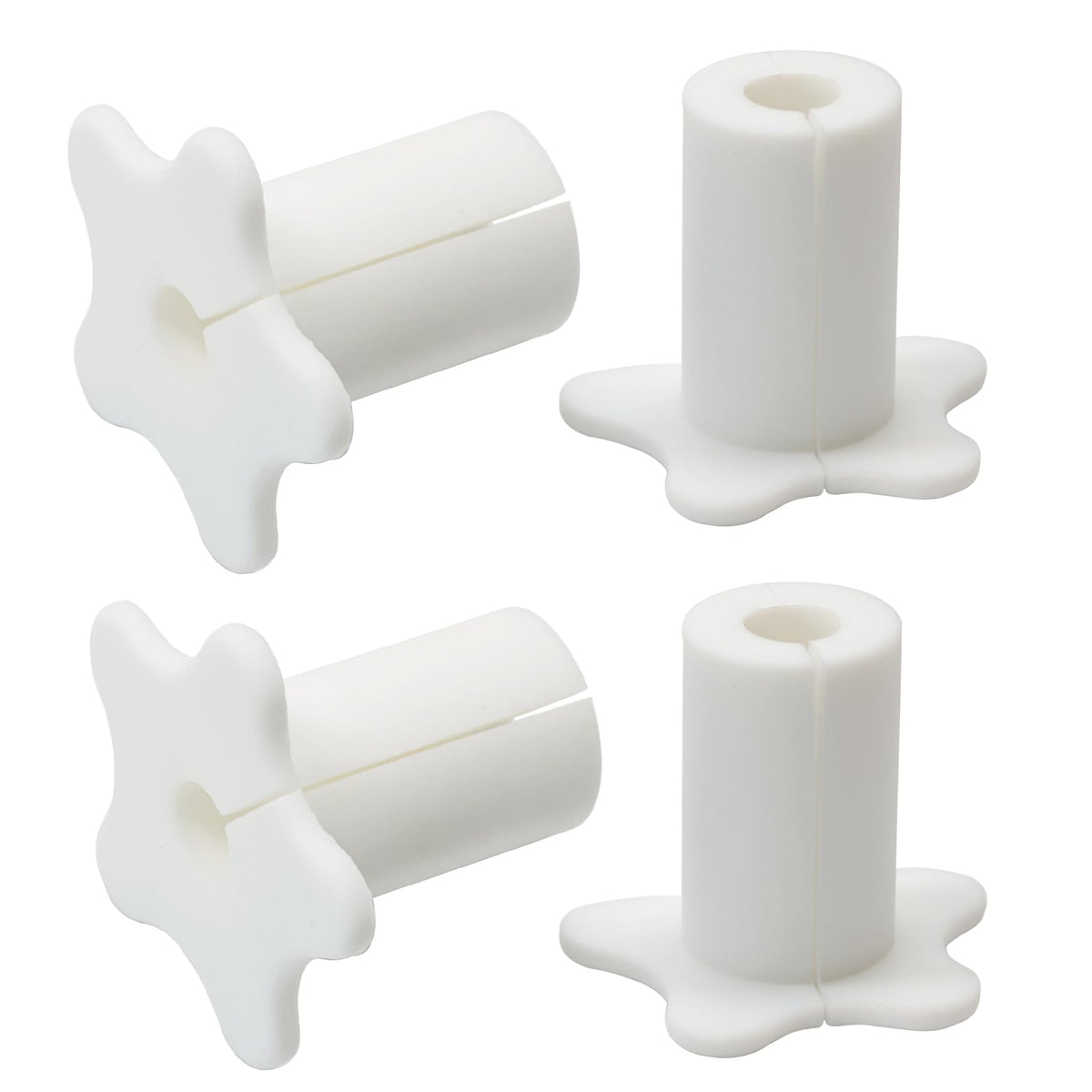 EASYEAH 2pc Black Starlink Cable Grommets 1" Silicone Wire Hole Grommet