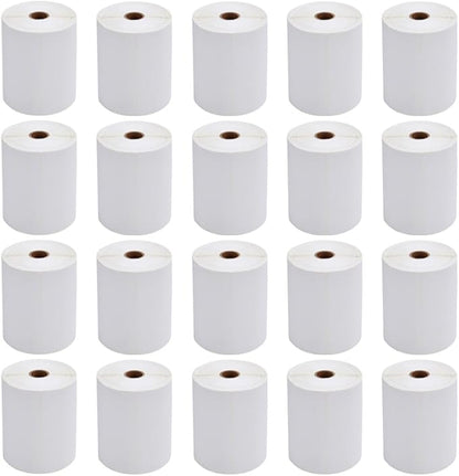 FungLam Thermal Labels 4x6 Direct Thermal Shipping Labels, 20 Rolls with 250 Labels/Roll, 1'' Core, Compatible Zebra 2844 ZP-450 ZP-500 ZP-505 Thermal Printer Label