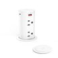 Jgstkcity Pop up Countertop Outlet,2.5in Hole Desk Grommet,65W USB