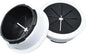 Aifeier ET 2PCS Desk Grommet 2 Inch/50mm Rubber Cable Wire Grommet Cable Hole Cover for Managing and Hiding Office PC Desk Cable Cord (Black with White)