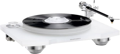 Marantz TT-15S1 Manual Belt-Drive Premium Turntable with Cartridge Included | Floating Motor for Low-Vibration & Low-Resonance | A Smart, Stylish Option for Vintage Vinyl Records