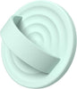 Magnetic Phone Ring Grip Holder, Silicone Finger Loop Grip, Compatible with MasSafe, Back of Phone for iPhone Pro Max/Plus/16/15/15/14/13/12 Series, Mint Green