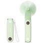 SWEETFULL Portable Handheld Mini Fan with LED Display, 3-in-1 Personal Foldable USB Rechargeable Hand Held Fan & Flashlight for Travel, Lash Eyelash, Cute Small Pocket for Women, Girls