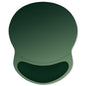 ITNRSIIET Ergonomic Mouse Pad with Comfort Gel Wrist Rest, Non-Slip PU Base, Smooth Textured Surface, Reduces Hand Fatigue & Wrist Pain, 8.7 x 7.2 Inch for Office Gaming Home, Deep Green Gradient