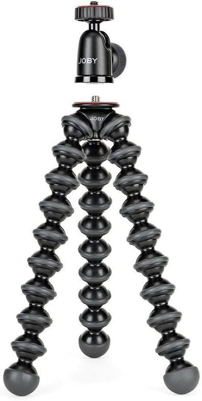 JOBY GorillaPod Compact Tripod Kit with Ballhead for Mirrorless Cameras up to 2.2 lbs. Black/Charcoal.