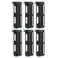 ICC CAT5e Patch Panel, UL Listed & PoE++ Rated Gigabit Applications, Wall Mount 12 Port Network Patch Panel with Rear 110 IDC Terminal Blocks and 89D Wall Mount Bracket, Black, 6-Pack