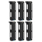 ICC CAT6 RJ45 Patch Panel, 12-Port Wall Mount Rear IDC, Black, 1-Pack