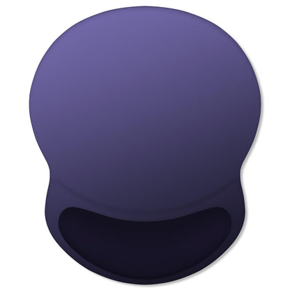 ITNRSIIET Ergonomic Mouse Pad with Comfort Gel Wrist Rest, Non-Slip PU Base, Smooth Textured Surface, Reduces Hand Fatigue & Wrist Pain, 8.7 x 7.2 Inch for Office Gaming Home, Violet Gradient