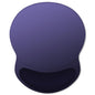 ITNRSIIET Ergonomic Mouse Pad with Comfort Gel Wrist Rest, Non-Slip PU Base, Smooth Textured Surface, Reduces Hand Fatigue & Wrist Pain, 8.7 x 7.2 Inch for Office Gaming Home, Violet Gradient