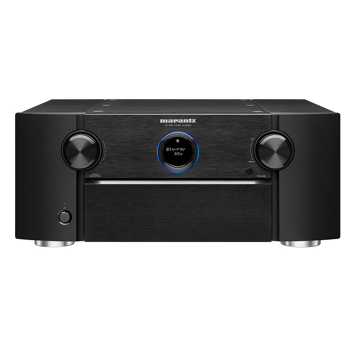 Marantz AV8805A AV Pre-Amplifier - 13.2 Channel, Advanced 8K Upscaling, IMAX Enhanced, Auro-3D, Dolby Atmos & DTS, Wireless Streaming via Wi-Fi, Bluetooth, AirPlay 2 & HEOS, Amazon Alexa, Audyssey EQ
