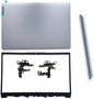 Replacement Laptop LCD Cover Back Rear Top Lid Front Bezel Hinges with Hinge Cover for Lenovo IdeaPad 1 15ADA7 1 15AMN7 82R1 5CB1F36621 AP3L6000100 5CB1M48453 82RF1006VUS Silver