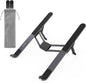 SODI [Innovative Compact] Foldable Laptop Stand for Desk, Lightweight Portable Laptop Stand for Business Trip, Library, Cafe, 6 Level Height Ergonomic Aluminum Computer Stand for MacBook 10-16"