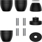 Audiocrast 4X HiFi Speaker Spikes Stand Feet Pads 30x33mm Isolation Feet, Aluminum Speaker Shock Absorber for Subwoofer Amp Turntables DAC