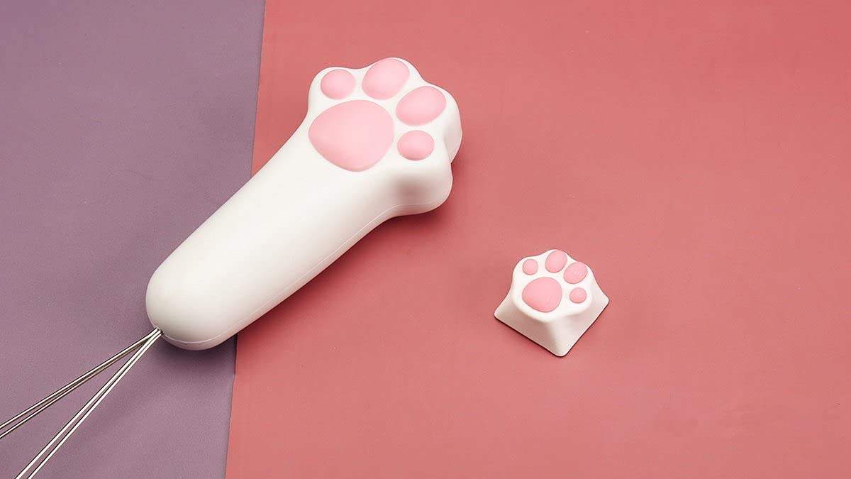 FKZ ZOMOPLUS Cute Cat Paw Keycap Puller - Mechanical Keyboard Removal Tool