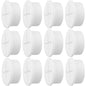 Desk Grommet,1 Inch Flexible Rubber Grommets, Silicone Cable Cord Grommet Wire Hole Cover for Desk, Table and Other Furnitures(12Pack)