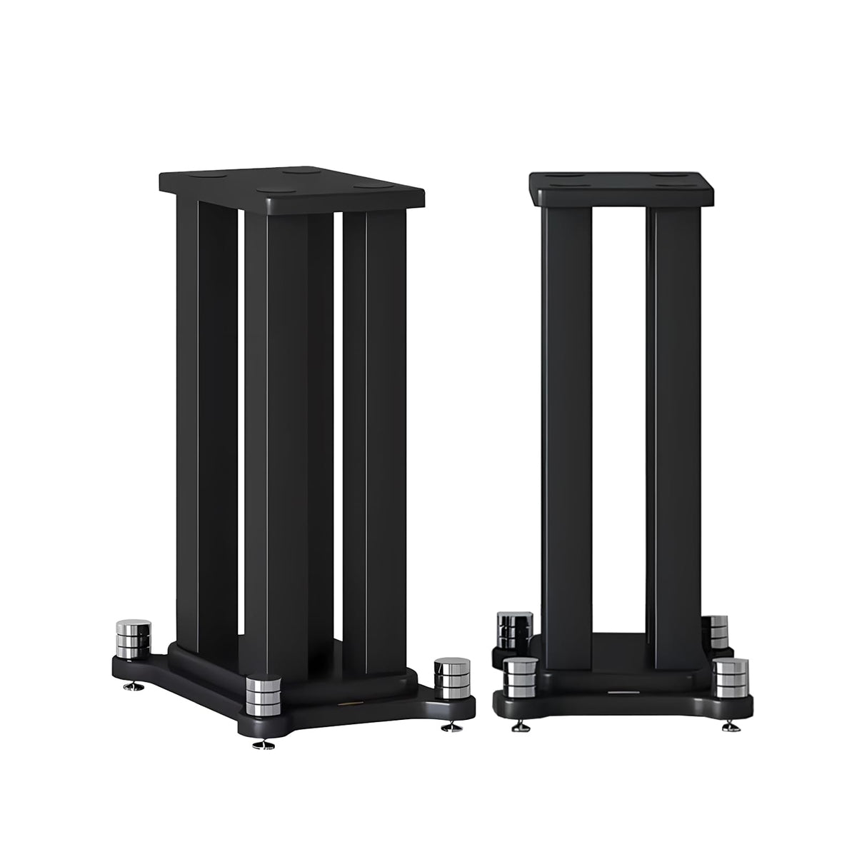 27.5" Bookshelf Speaker Stands Pair, 110 lb Capacity, for Studio Monitors