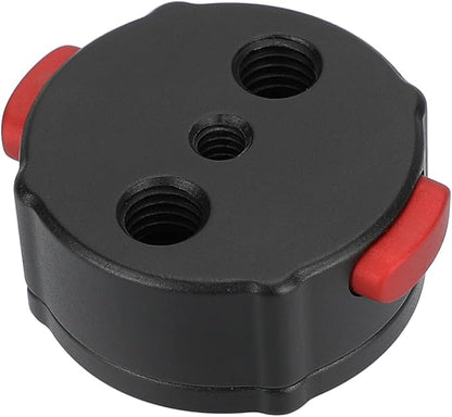 CAMVATE Quick Release Tripod Head Base Mount with 1/4"-20 Thread Screw Connector-3020