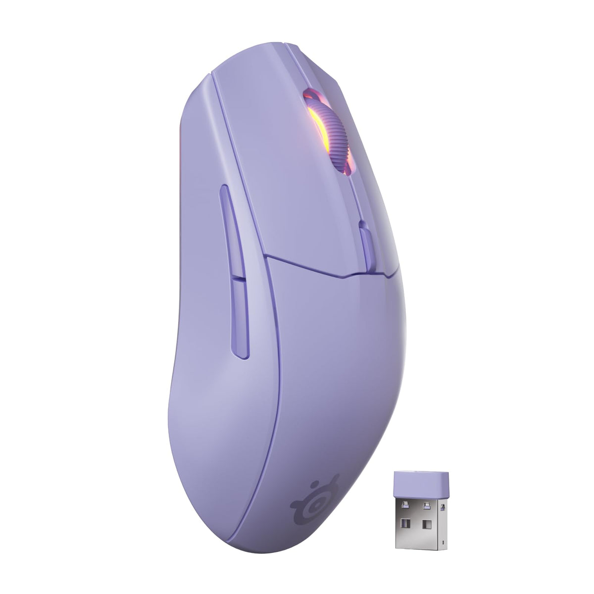 SteelSeries Rival 3 Wireless Gen 2 Gaming Mouse — 2.4GHz and Bluetooth — 18000 DPI TrueMove Air Optical Sensor — 60 Million Click Durability — Light-Weight — 100% PTFE Feet — White