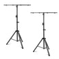 Bloazzup DJ Lights Stand 2 Pack, Heavy Duty DJ Stand, Portable Par Can Tripod Stage Light Stand Adjustable Height 41-95 Inch, DJ Lighting T Bar Suitable for Stages, Bar, Banquet, Party