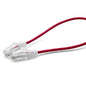 TRUECABLE Cat6 Component Rated Patch Cable, Unshielded (U/UTP), 1ft, Red, 28AWG Solid Copper, Snagless 10G High-Speed Ethernet Cable, PoE++ 4PPoE 100W, UL Listed, RoHS-3, 1 Pack