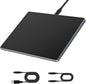 seenda Trackpad, Upgrade Smooth Glass Surface with Multi-Touch, Aluminum Slim USB Wired Win/Mac Touchpad with High Precision Navigation for Windows 10/11 Computer and iMac, MacBook Air/Pro
