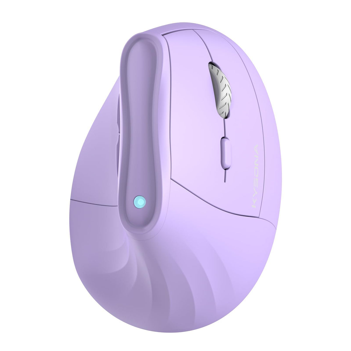 KYSONA Ergonomic Mouse Wireless, Bluetooth Vertical Mouse, 5-Level Adjustable DPI, 2.4G Silent Switch Mice for Windows, MacOS, IPadOS, Laptop, PC, Green