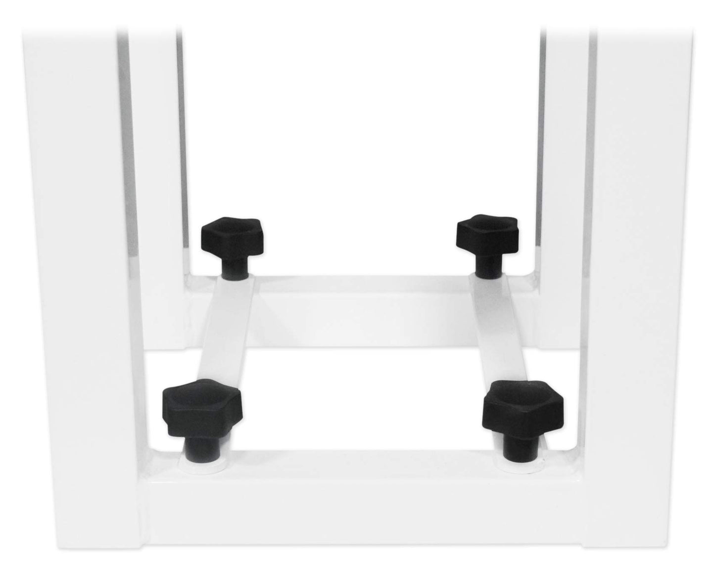 Rockville RTP82W 8 ft Adjustable White Totem Moving Head Light Stand