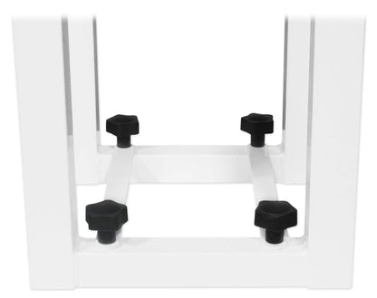 Rockville RTP82W 8 ft Adjustable White Totem Moving Head Light Stand