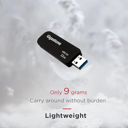 GIGASTONE 32GB Flash Drive (5 Pack) Z30 USB 3.2 Gen 1, 80MB/s Ultra Fast, Keychain Loop, Carbon Fiber Style, Push-Pull Design, Data Storage, Backup for PC/Mac/TV/Car, USB 2.0/3.0/3.1 Compatible