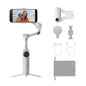 Insta360 Flow 2 Pro Creator Bundle White - Foldable AI Phone Gimbal, Apple DockKit, 360º Pan Tracking, Free Tilt Mode, Built-In Tripod/Selfie Stick, Portable Vlog/Travel Stabilizer, Spotlight, MagSafe