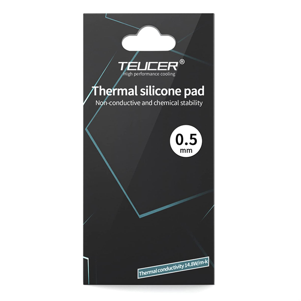 Thermal Pad 14.8 W/mK, 85x45x0.5mm, Non Conductive Heat Resistance High Temperature Resistance, Silicone Thermal Pads for Laptop Heatsink GPU CPU LED Cooler (0.5mm)