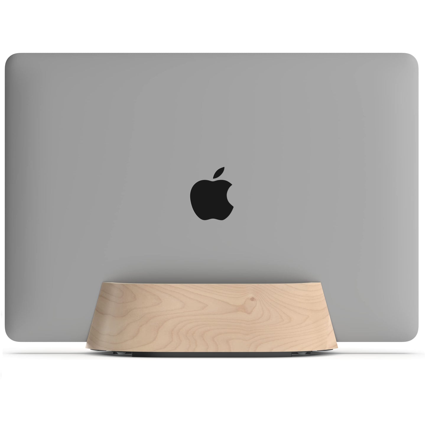 HumanCentric Vertical Laptop Stand in Maple Wood, Adjustable