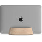 HumanCentric Vertical Laptop Stand in Maple Wood, Adjustable