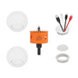 Desk Grommet 2-3/8 inch with Hole Saw, Desk Cord Hole Cover Grommet for Cables, 2 PCS, White