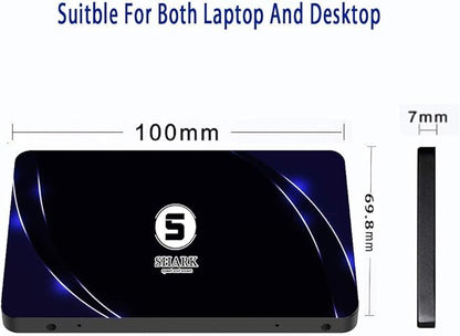 SSD SATA 2.5" 64GB Shark Speed Internal Solid State Drive High Performance Hard Drive for Desktop Laptop SATA III 6Gb/s(64GB, 2.5''-SATA3)