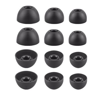 Aginkgo Replacement Ear Tips for Beats Fit Pro, Beats Studio Buds+, Beats Studio Buds, Beats Solo Buds Silicone Earbuds Washable Noise Isolation, Fit in The Charging Case, 6 Pairs S/M/L (Black)
