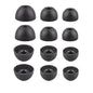 Aginkgo Replacement Ear Tips for Beats Fit Pro, Beats Studio Buds+, Beats Studio Buds, Beats Solo Buds Silicone Earbuds Washable Noise Isolation, Fit in The Charging Case, 6 Pairs S/M/L (Black)