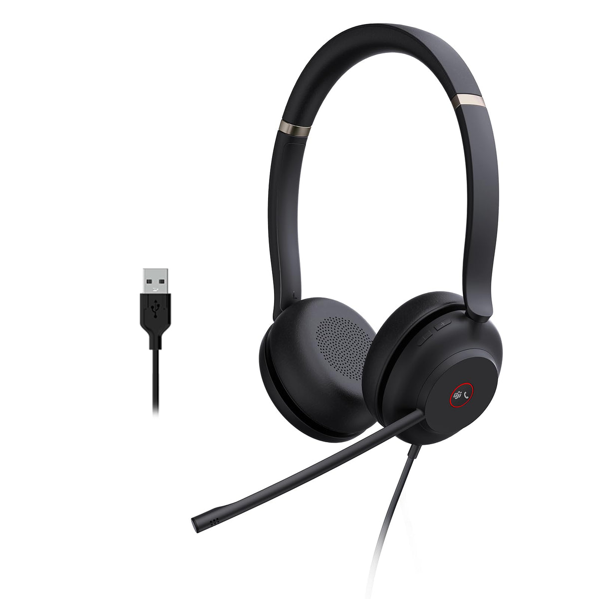Yealink UH37 PC Headset with Microphone Stereo Teams Headset with USB-C/A